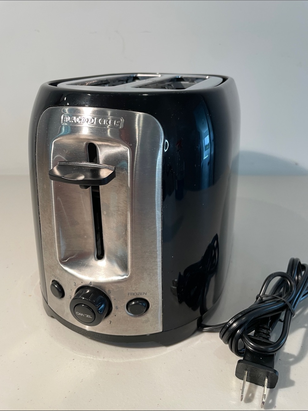 Black & Decker 2 Slice Toaster Black / Stainless Steel